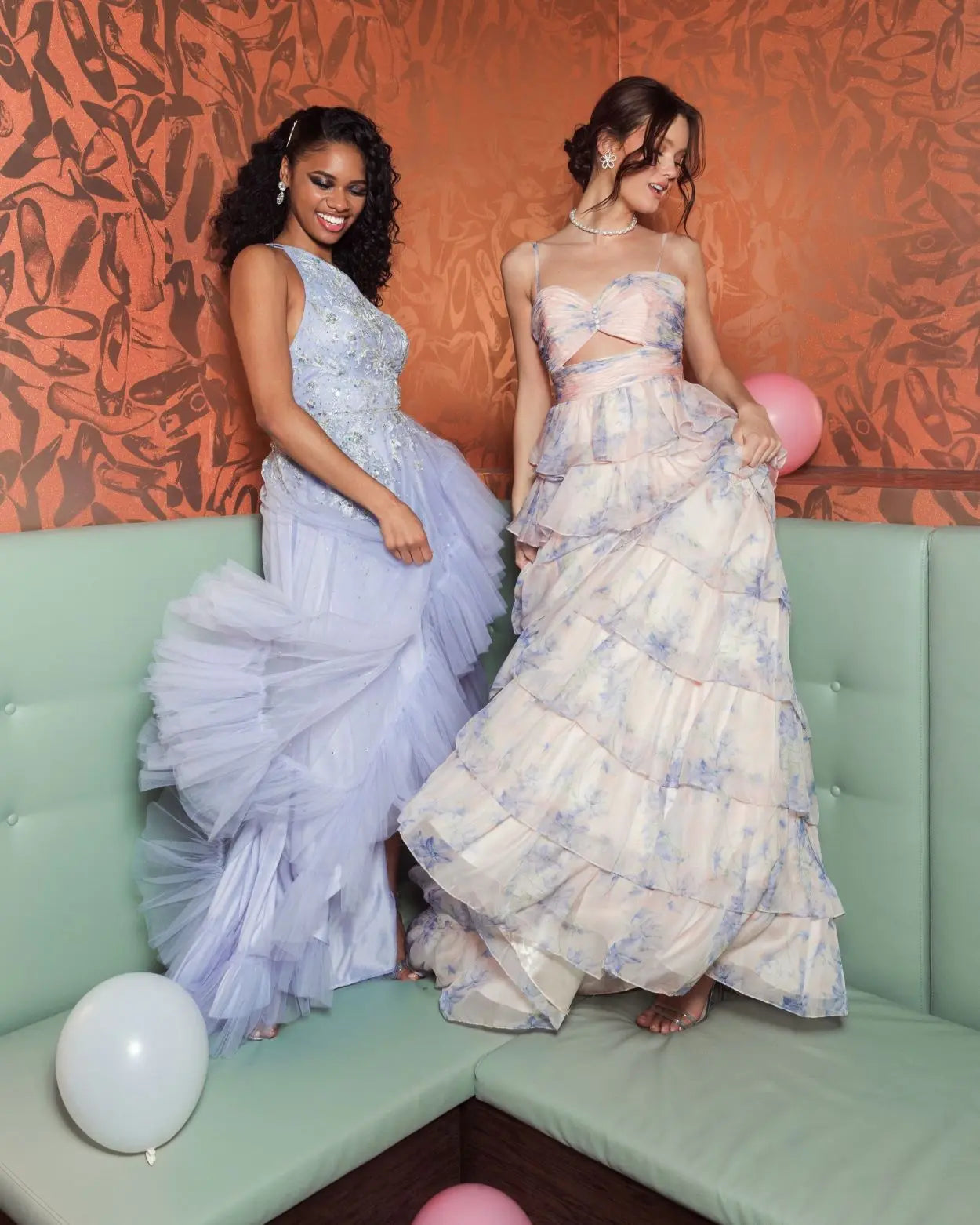 Purple Embellished One Shoulder Asymmetrical Hem Gown