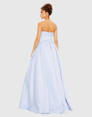 Blue Strapless Sweetheart Ballgown - FINAL SALE